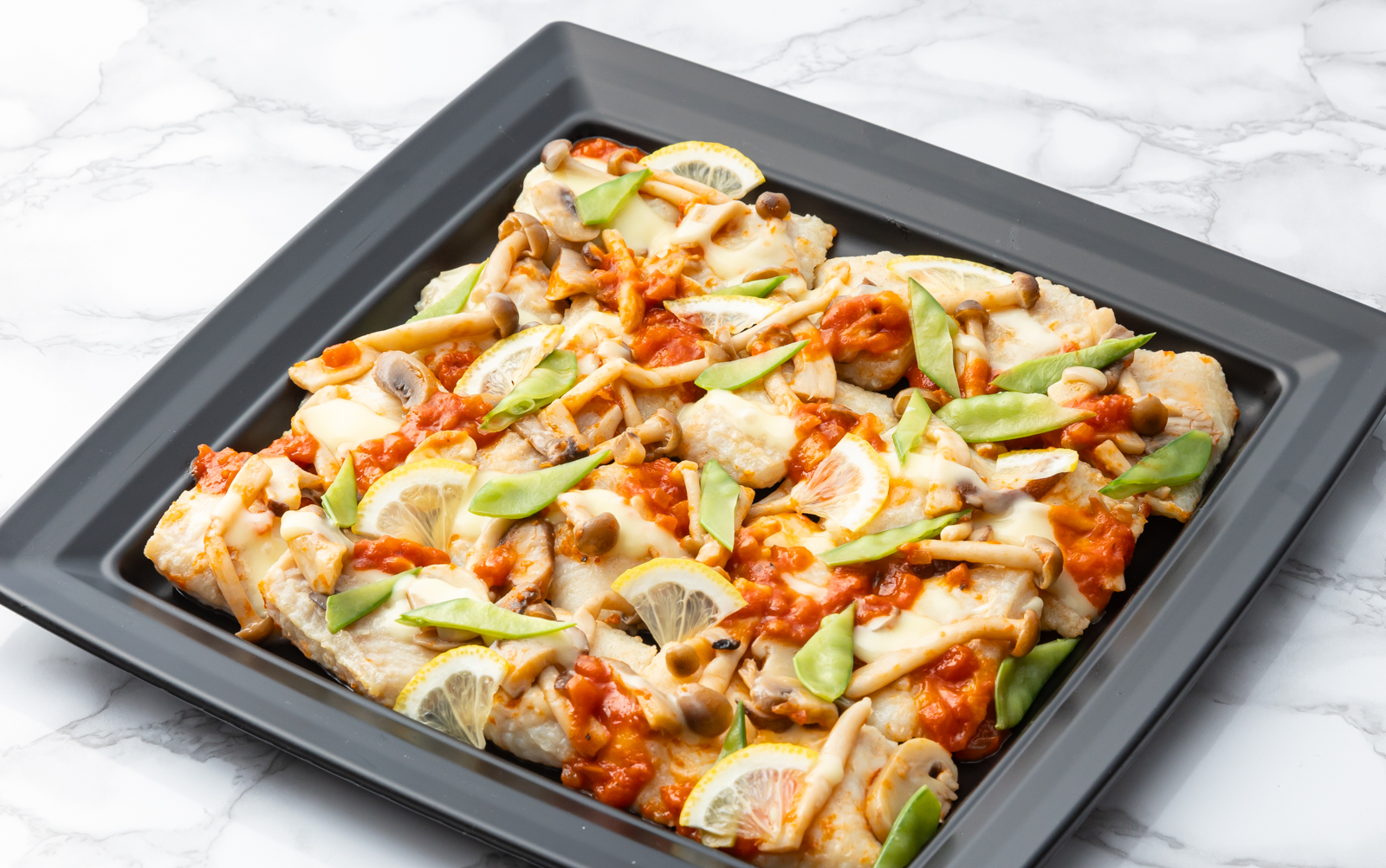 白身魚のオーブン焼き