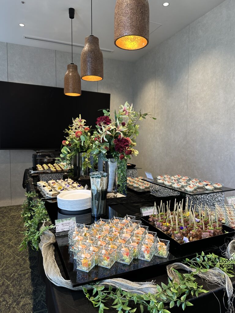 東京の展示会のケータリング