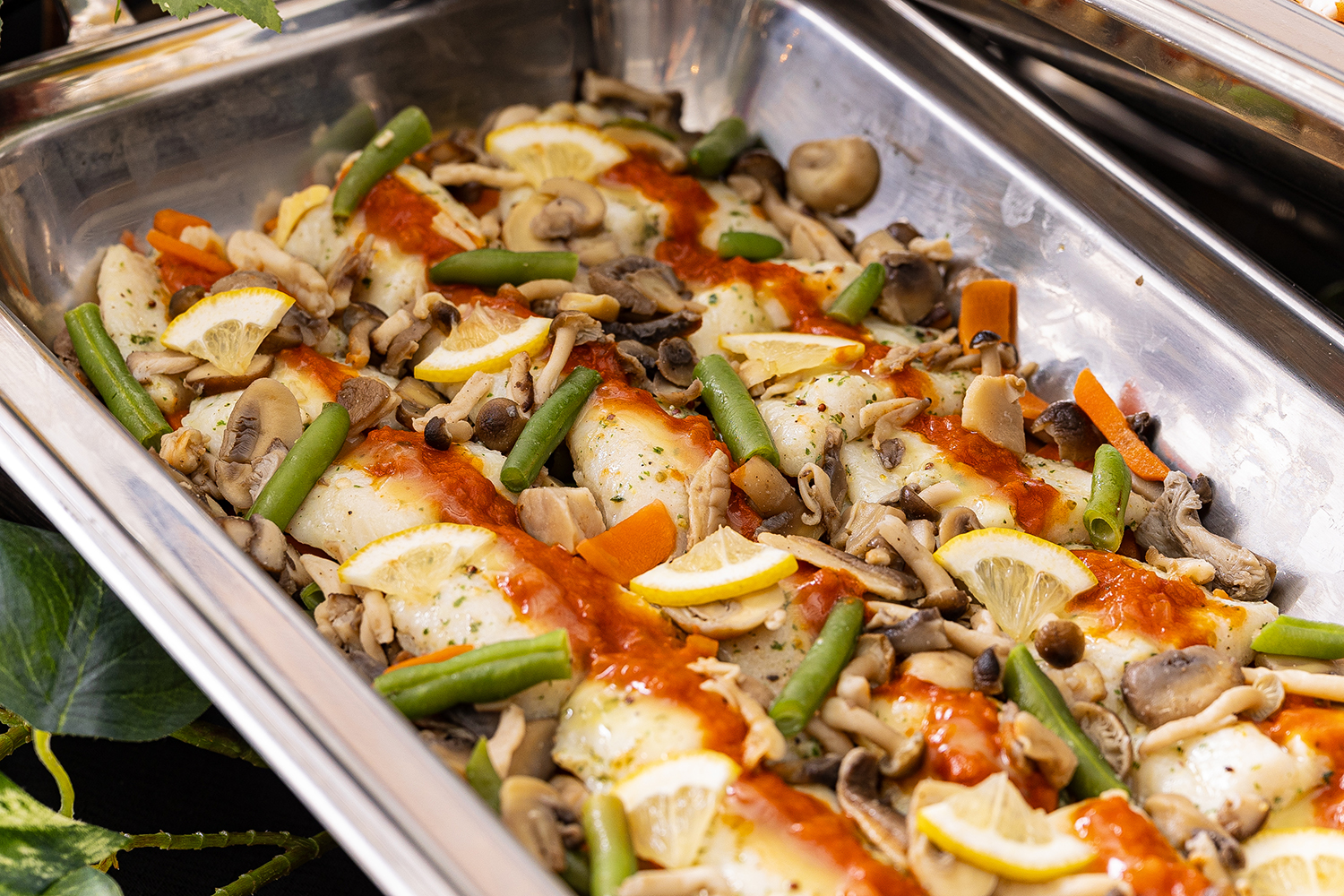 リッチソースのフィッシュソテー