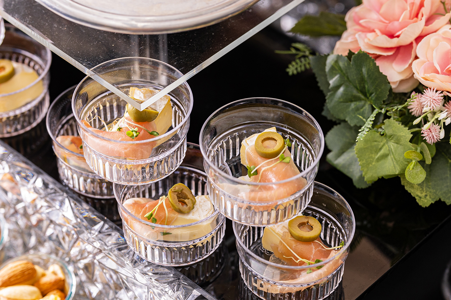 生ハムとカマンベールチーズ