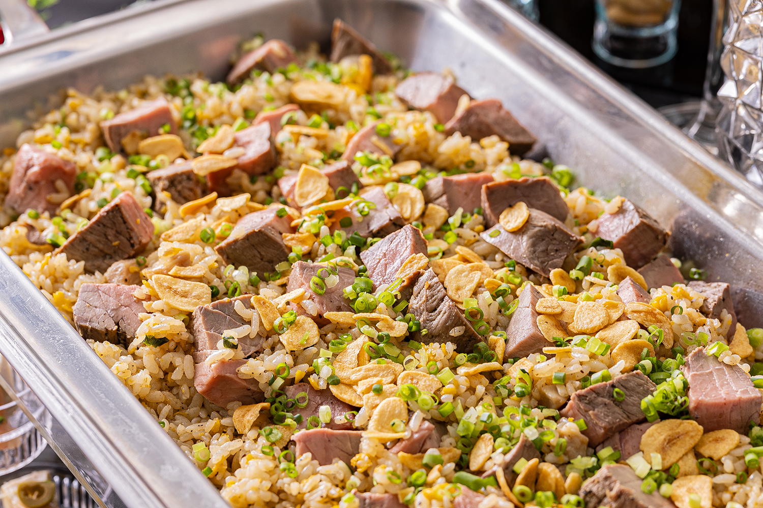 ガーリックステーキピラフ