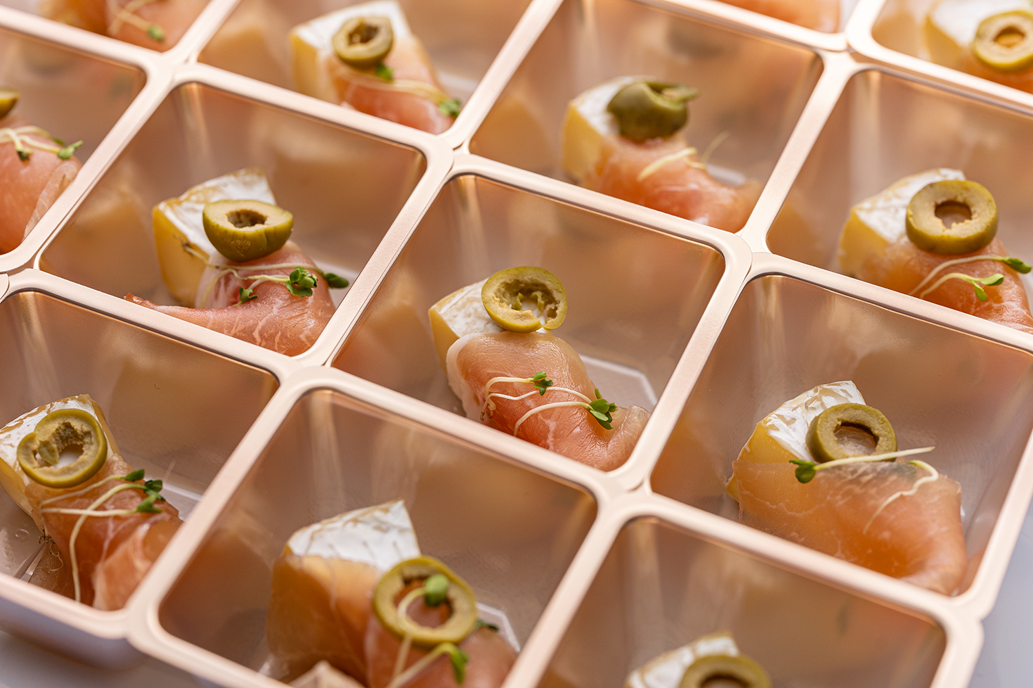 生ハムとカマンベールチーズ