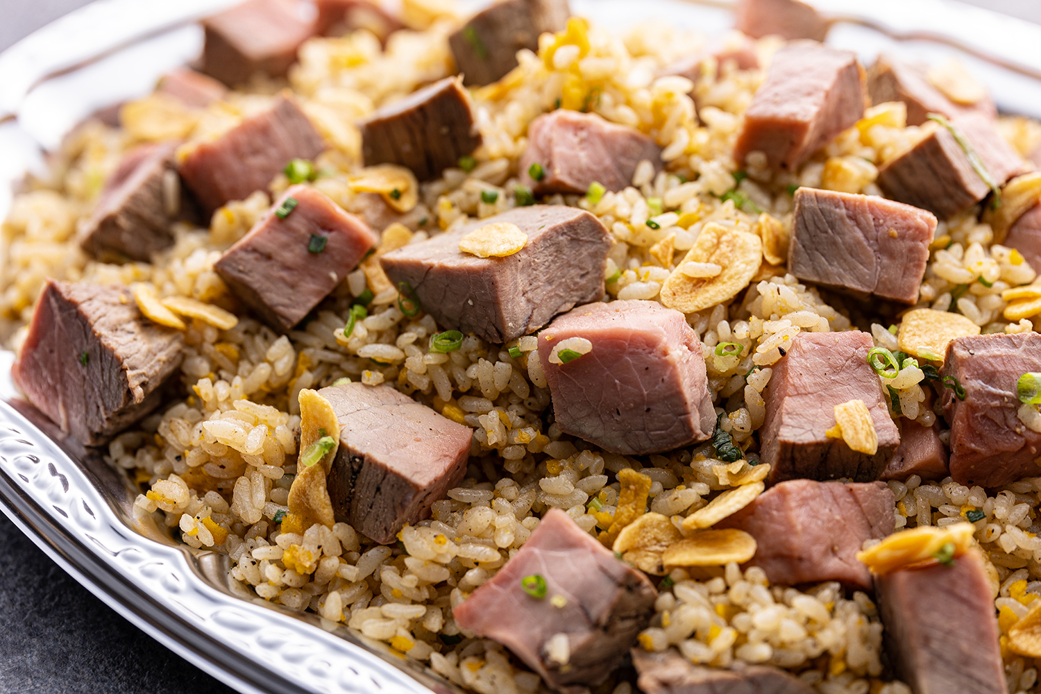 ガーリックステーキピラフ