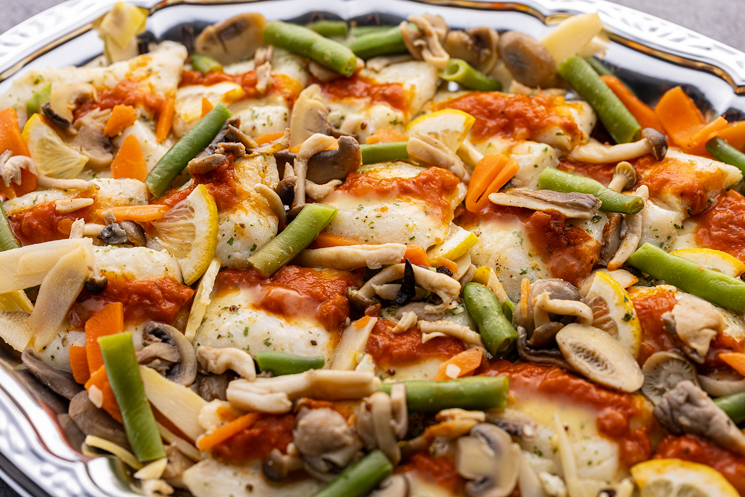 リッチソースのフィッシュソテー