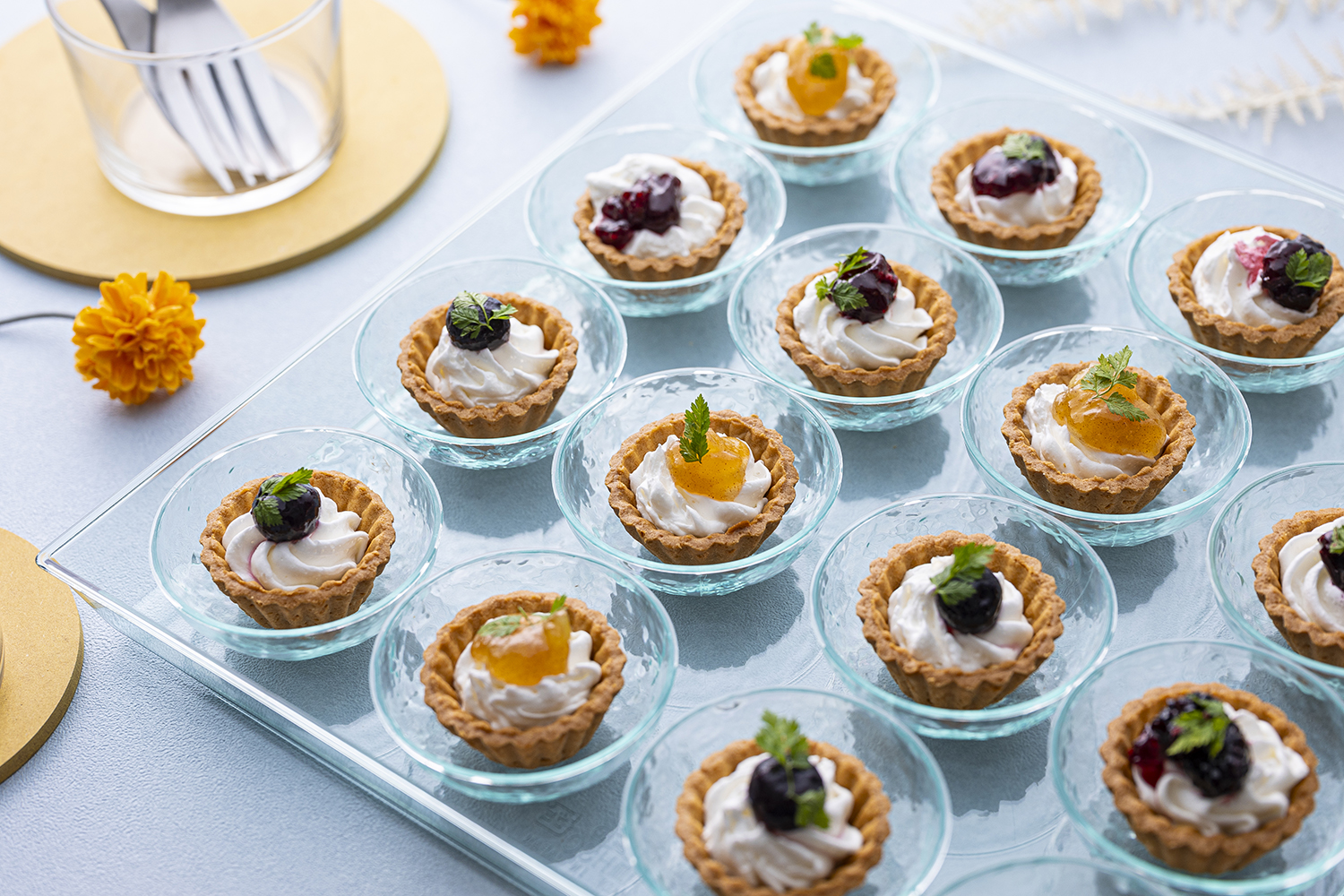 季節を感じるシェフ特製タルト